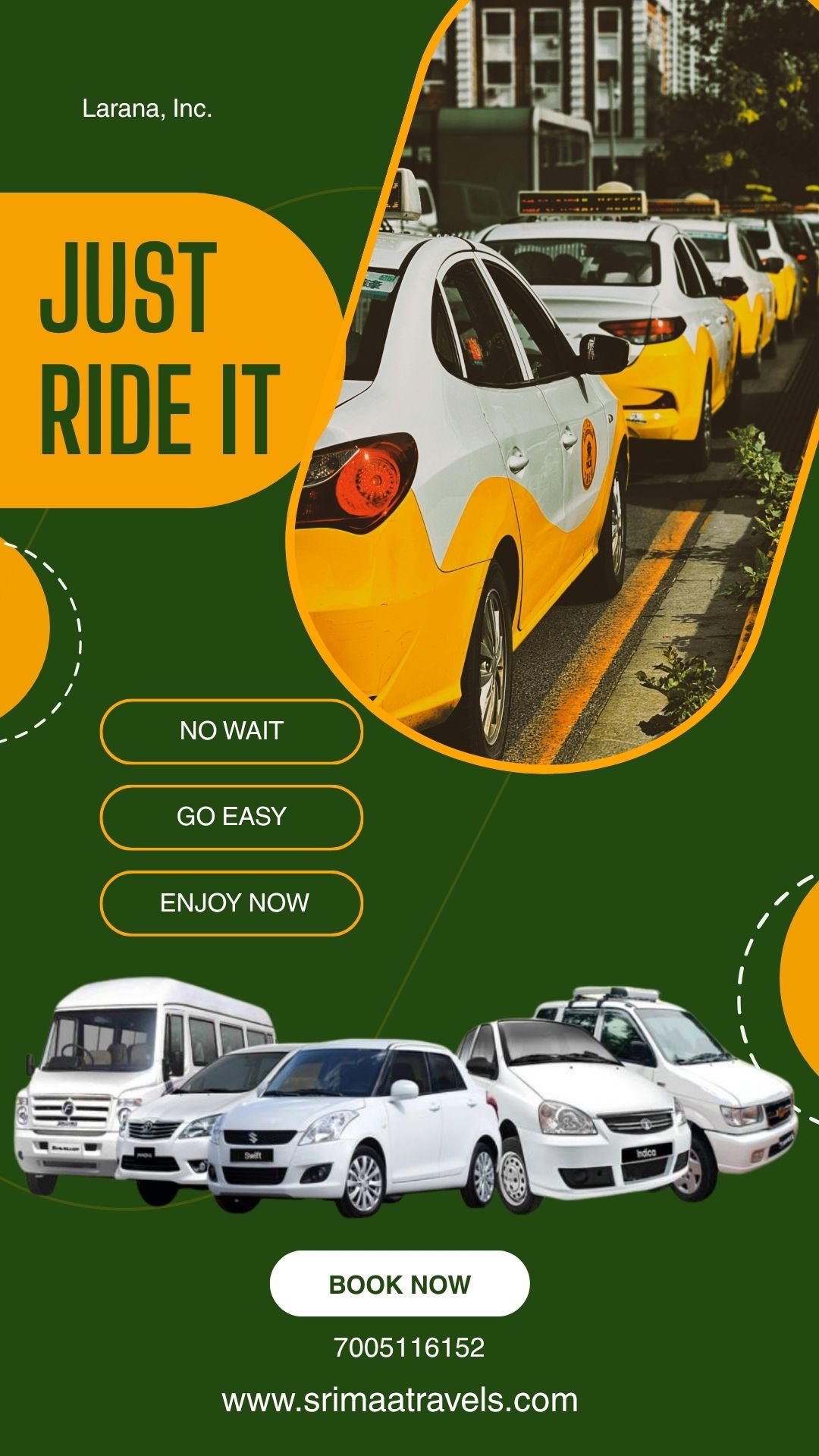 Comfortable roundtrip cab with courteous chauffeur